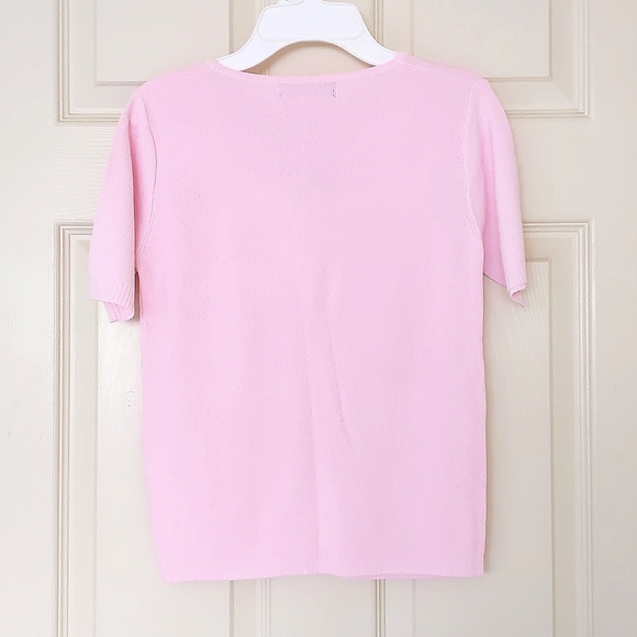 NWOT. Girl Two Pieces Short Sleeve Stretchable Top Set. - Picture 2 of 5